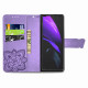 Samsung Galaxy Z Fold2 Vlinder design hoesje met riem