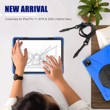 iPad Pro 11" Case (2021) (2020) (2018) Standaard, Koord en Schouderriem