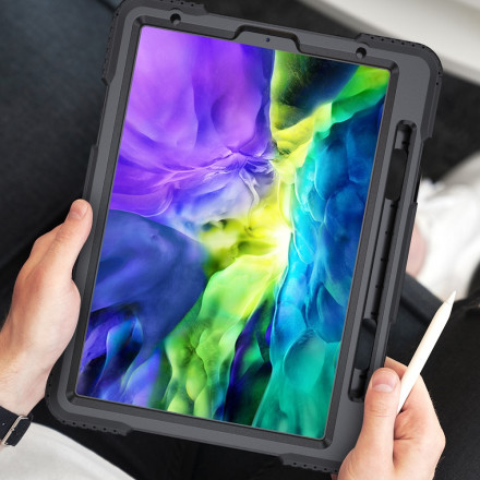 iPad Pro 11" Bumper Style Case met Koord, Schouderriem en Stylus Houder