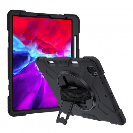 iPad Pro 12.9" Case (2021) (2020) (2018) Standaard, Koord en Schouderriem