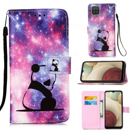 Housse Samsung Galaxy M12 / A12 Panda Galaxie Housse Samsung Galaxy M12 / A12 Panda Galaxie