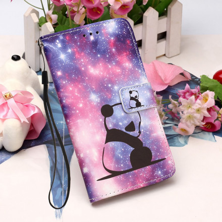 Housse Samsung Galaxy M12 / A12 Panda Galaxie Housse Samsung Galaxy M12 / A12 Panda Galaxie