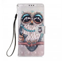 Samsung Galaxy A12 / M12 Hoesje Miss Owl