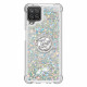 Samsung Galaxy A12 / M12 Glitter hoesje met standaard ring