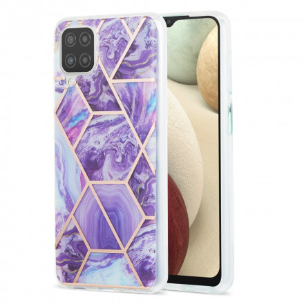 Samsung Galaxy A12 / M12 Marble Ultra Design Hoesje