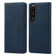 Flip cover Sony Xperia 1 III Echt Leer Klassiek