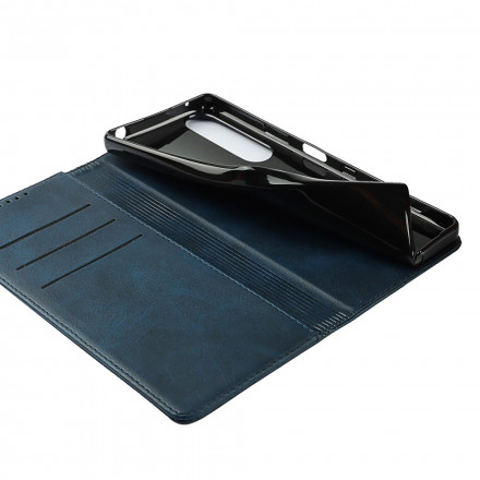 Flip cover Sony Xperia 1 III Echt Leer Klassiek