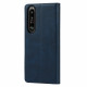 Flip cover Sony Xperia 1 III Echt Leer Klassiek