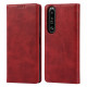 Flip cover Sony Xperia 1 III Echt Leer Klassiek