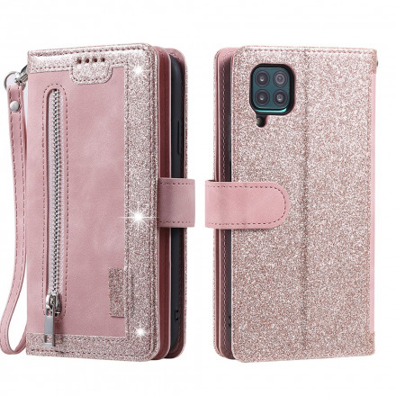 Samsung Galaxy A12 / M12 Contour versterkt etui met rits Samsung Galaxy A12 / M12 Contour versterkt etui met rits