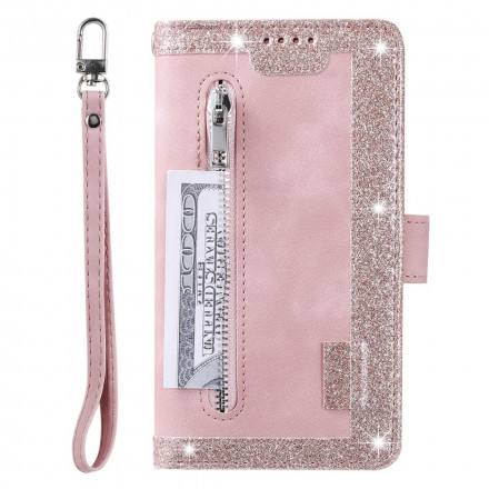 Samsung Galaxy A12 / M12 Contour versterkt etui met rits Samsung Galaxy A12 / M12 Contour versterkt etui met rits