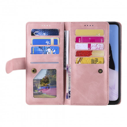 Samsung Galaxy A12 / M12 Contour versterkt etui met rits Samsung Galaxy A12 / M12 Contour versterkt etui met rits