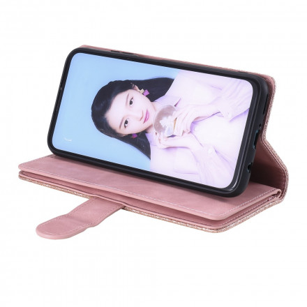 Samsung Galaxy A12 / M12 Contour versterkt etui met rits Samsung Galaxy A12 / M12 Contour versterkt etui met rits