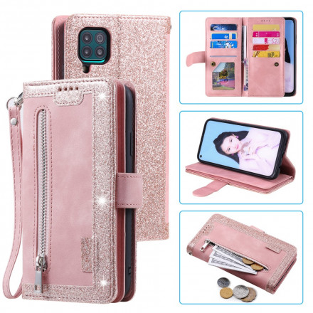 Samsung Galaxy A12 / M12 Contour versterkt etui met rits Samsung Galaxy A12 / M12 Contour versterkt etui met rits