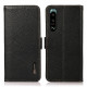 Sony Xperia 5 III Lederen Hoesje Litchi KHAZNEH RFID