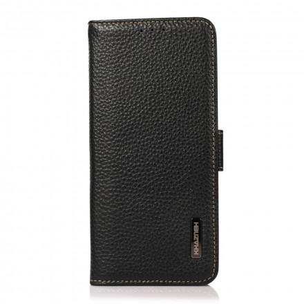 Sony Xperia 5 III Lederen Hoesje Litchi KHAZNEH RFID