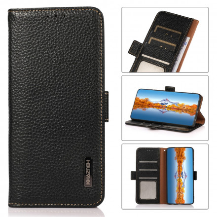 Sony Xperia 5 III Lederen Hoesje Litchi KHAZNEH RFID