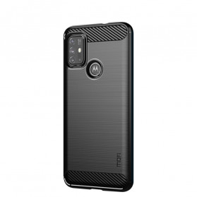 Moto G30 / Moto G10 Geborsteld Carbon Fiber Hoesje MOFI