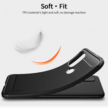 Moto G30 / Moto G10 Geborsteld Carbon Fiber Hoesje MOFI