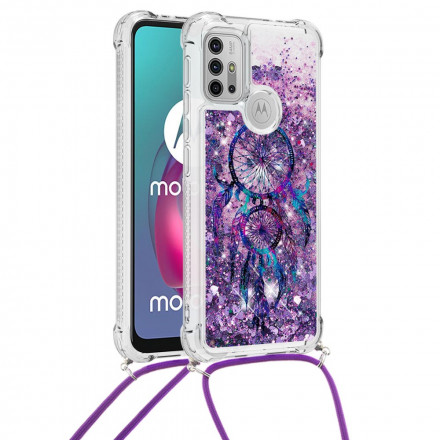 Moto G30 / Moto G10 Pailletten Hoesje Dromenvanger