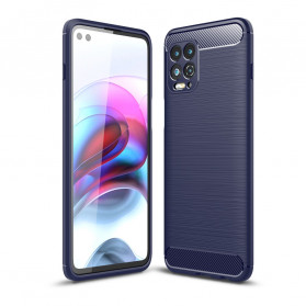 Moto G100 geborsteld koolstofvezel hoesje