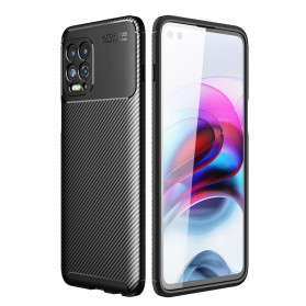 Moto G100 Case Flexibele Koolstofvezel Textuur