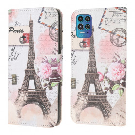 Moto G100 Retro Eiffeltoren Hoesje
