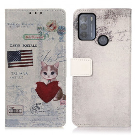 Moto G50 Traveler Cat Case