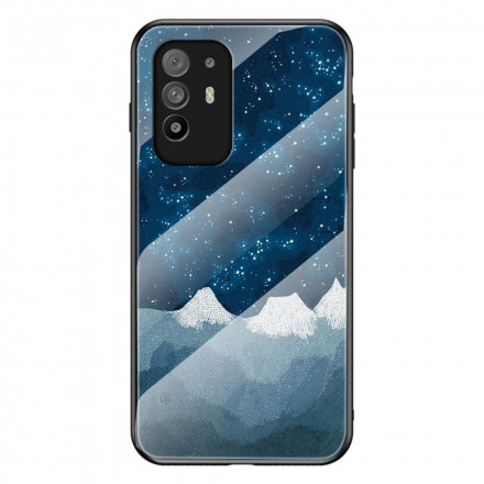 Oppo A94 5G Premium kleuren getemperd glas case