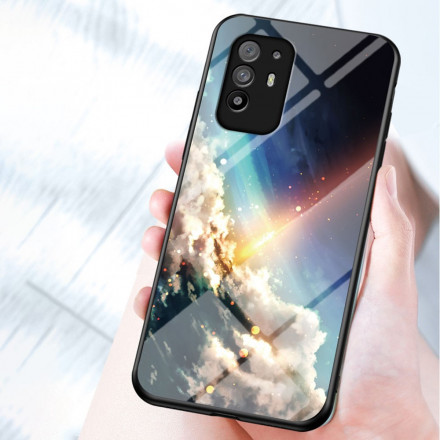 Oppo A94 5G Premium kleuren getemperd glas case