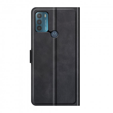 Moto G50 Style Lederen Hoesje Ontwerp