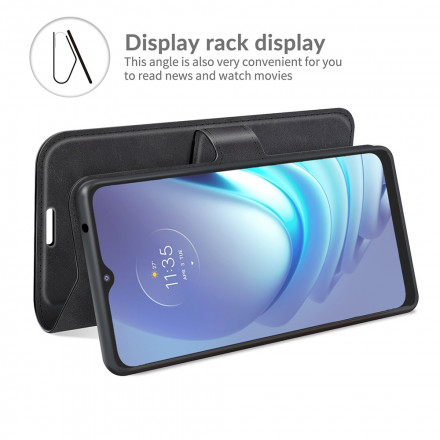 Moto G50 Style Lederen Hoesje Ontwerp
