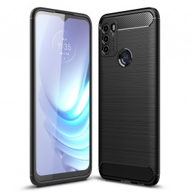 Moto G50 Geborsteld Carbon Fiber Shell