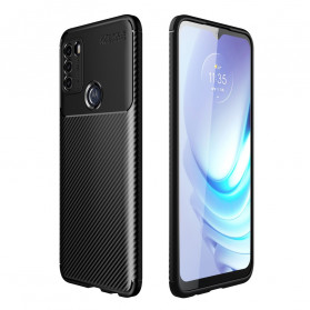 Moto G50 Flexibele Koolstofvezel Textuur Case