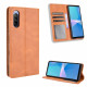 Sony Xperia 10 III Lederen Effect Flip Cover