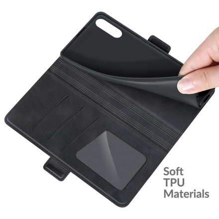 Sony Xperia 10 III Dubbele Flap Classic Hoesje