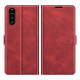 Sony Xperia 10 III Slim Lederen Effect Hoesje