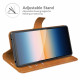 Sony Xperia 10 III Slim Lederen Effect Hoesje
