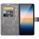 Sony Xperia 10 III Slim Lederen Effect Hoesje Sony Xperia 10 III Slim Lederen Effect Hoesje