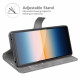 Sony Xperia 10 III Slim Lederen Effect Hoesje Sony Xperia 10 III Slim Lederen Effect Hoesje