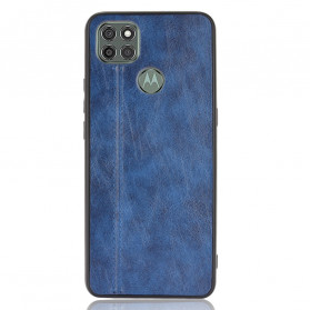 Moto G9 Power Case Leder Effect Stiksels