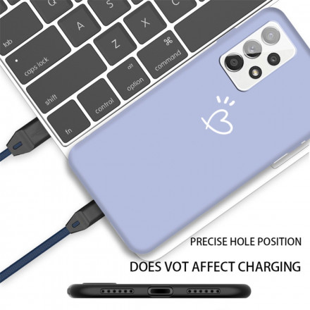 Samsung Galaxy A32 4G Silicone Hoesje Beating Heart