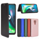 Flip Cover Moto G9 Play Silicone Carbon