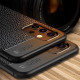 Samsung Galaxy A32 4G Lederen Hoesje Lychee Effect Dubbele Lijn
