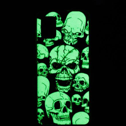 Samsung Galaxy A32 4G voorzichtigheid schedels fluorescerende geval