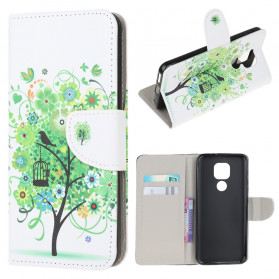 Moto G9 Play Bloemenboompje Hoesje