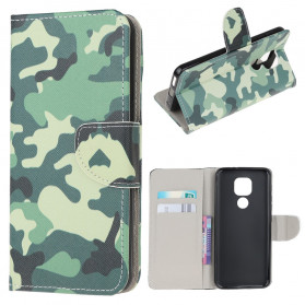 Moto G9 Play Militaire Camouflage Hoesje