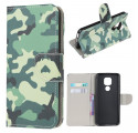 Moto G9 Play Militaire Camouflage Hoesje