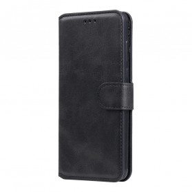 Moto G9 Play Stijl Lederen Hoesje Ontwerp