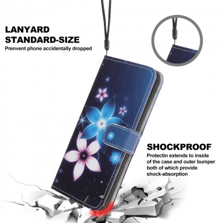 Samsung Galaxy A22 5G Lanyard Bloem Hoesje